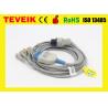 China Teveik Medical Factory 5 leads Mindray Round 6pin TPU ECG Cable For Patient Monitor wholesale