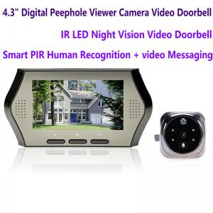 China 4.3 LCD Electronic Door Peephole Viewer Camera Home Security DVR Night Vision Video Doorbell Door Phone Access Control supplier