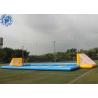 Custom Inflatable Sports Games / Outdoor Inflatable Soccer Field Football Pitch