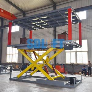 China Heavy - Duty Hydraulic Car Lift For Basement Car Elevator Parking Systems supplier