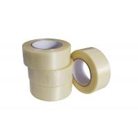 China Clear Fiberglass Mesh Tape , Heavy Duty Mesh Tape Carton Seaming / Package on sale