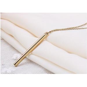 Fashion Stainless Steel Jewelry Pendants Gold Necklaces Gift Sweater Fashion Necklace