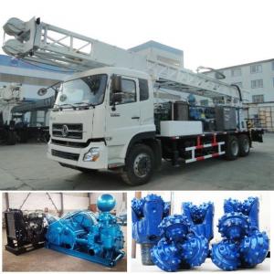 China Truck Mounted Water Borehole Drilling Machine For 300m Well Drilling Projects supplier