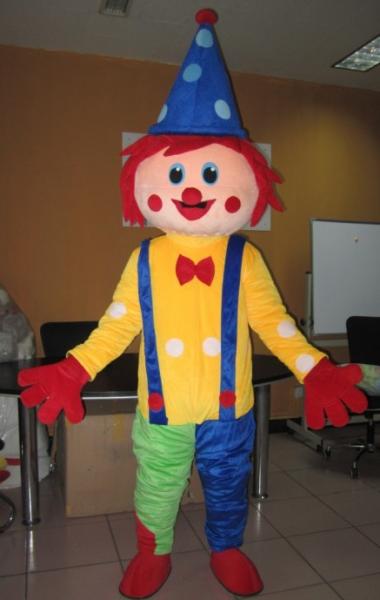 Custom Cartoon Character Clown mascot costumes with Good ventilation
