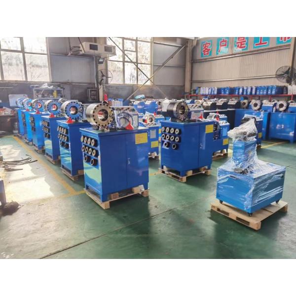 High-Pressure Electric Hydraulic Hose Crimping Machine 31.5mpa Productivity 200 Pcs/h