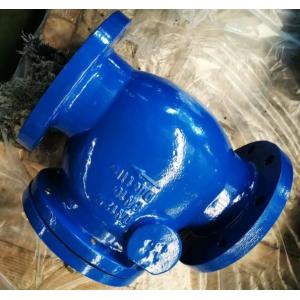 China DI Construction Flanged Swing water check valve with Cast iron / Ductile Iron DIN 3202 F6 supplier
