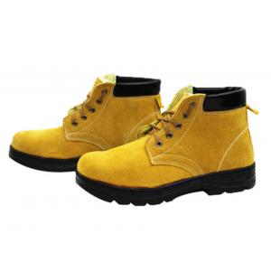 China Electric Welding Shoes Yellow High Temperature Resistant Work Shoes Safety Protection Work Shoes supplier