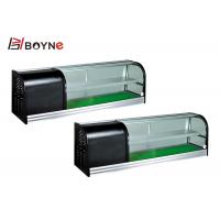 China Restaurant Cake Display Case Single Layer Sushi Fridge Cabinet on sale