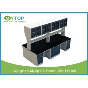 China Pharmacy Factory Lab Tables Work Benches With Reagent Rack Acid Resistant supplier