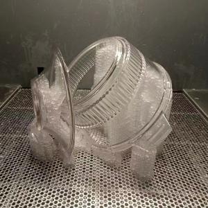 Custom Clear 3D Printing Prototype CNC Machining Plastic Parts PMMA Acrylic