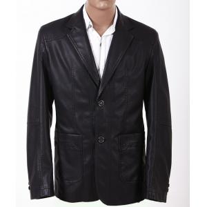 China New Men's Western Blazer / Jackets, Classic and Fashionable Mens Leather Suits supplier