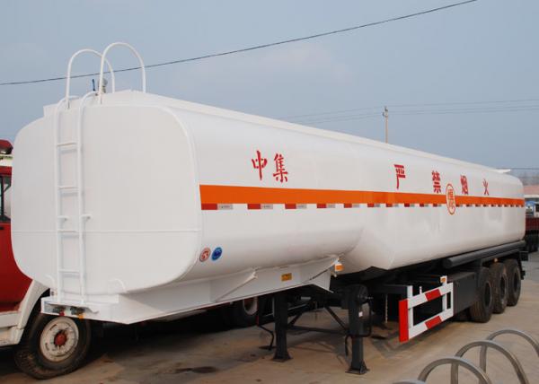 CIMC new tri-axle diesel fuel tank trailers trailer fuel tanker transport