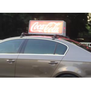 China Auto Led Sign Double Sided , Car Led Display Screen 160° Vision Angle supplier