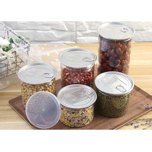 China Transparent Plastic Jar Containers For Food Canning 280Ml 500Ml 650Ml supplier