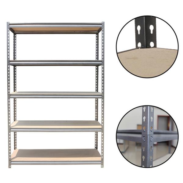 China Estante de armazenamento sem parafusos 48 "W x 24" D x 72 "H 5 Estantes de empilhamento de metal galvanizado de aço wholesale