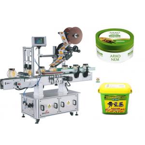 China Self Adhesive Top Labeling Machine For Jar / Carton / Container supplier