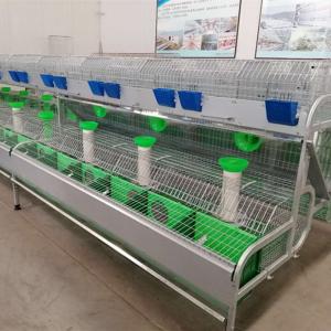 China Industrial Rabbit Breeding Cage Automatic Equipment Mother Baby Rabbit Poultry Cages With Nest Battery Rabbit Cage For S supplier