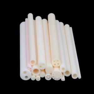 China Heat Exchange Alumina High Temperature Ceramic Tube Thermocouple Ceramic Insulation Tube supplier