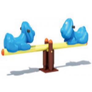 Commercial Grade Backyard Seesaw Playground Equipment / Outdoor Playground Seesaw