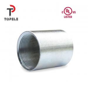 Zinc Coating Galvanized Steel IMC Threaded Conduit Coupling 1/2" To  4"