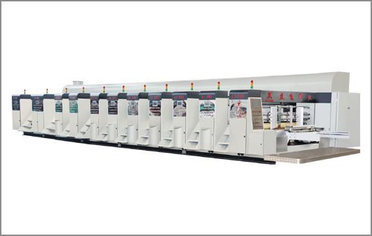 servo vacuum transfer corrugated carton flexo printing machine,900/1200,fixed unit or movable unit, case maker