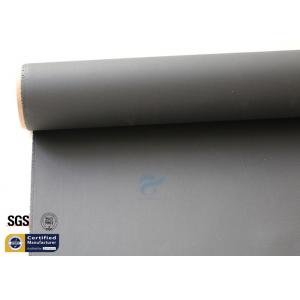 Black Heat Thermal Insulation Materials 0.43MM 530GSM Acrylic Fiber Glass Fabric