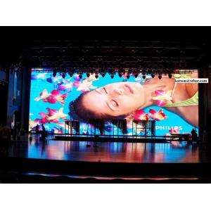 China Full Color HD Flexible Led Wall Display Screen , P2  Led Stage Backdrop Screen 80 Watt supplier