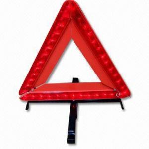 China  With LED Flashlight 120G High Reflective Class Luminous Car Warning Triangle supplier
