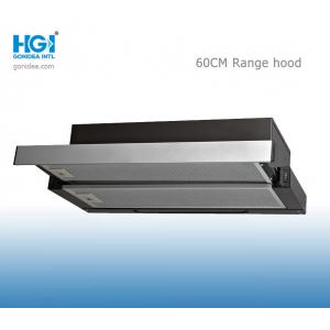 60CM Slim Slide Out Telescopic Range Cooker Hood Stainless Steel