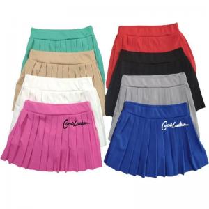High Waist Women Fashion Dress Candy Colors Sleeveless Pleated Skirt