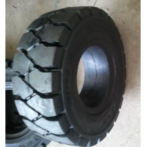 China Pneumatic rubber Forklift Tyre / Solid Tyre For three wheel forklift supplier