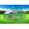 DIY Walk-in Chicken Coop/Chicken Run Kennel with Siler Waterproof Cover 4x3m