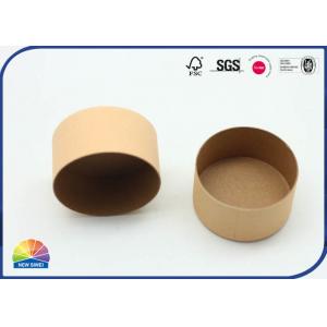 Matte Varnishing Kraft Paper Tube No Printed No Logo Eco Friendly