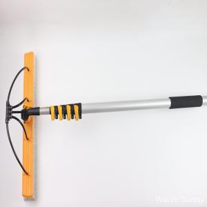 Telescopic Power-Electric Water/Waterless Cleaning Brush Water Fed Pole for Solar Panels