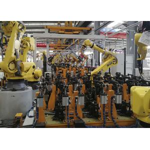 China Guardrail Automatic Welding Robot Production Line With 4 Axis Environmentally Friendly supplier