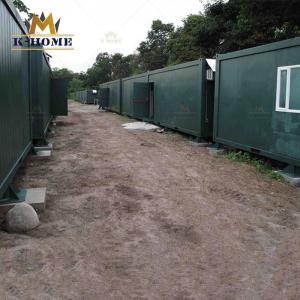 China L300cm Modular Portable Accommodation Container Prefabricated Army Camp wholesale