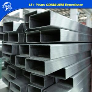 Customized Length SUS304 ASTM A554 Stainless Steel Square Pipes for Building Railing