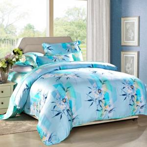 China Modern 4pcs Home Bedroom Bedding Sets 100 Percent Cotton Fabric Tancel Duvet Cover Sets wholesale