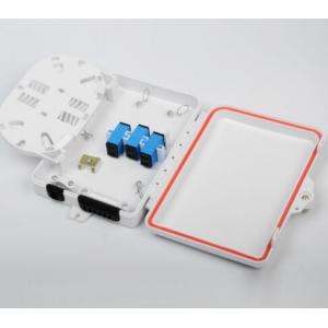 Fiber Optic Breakout Box 1 Inlet 6 Outlet FTTH Mini 4 / 6 Fiber Optic Distribution Box FDB