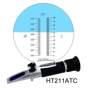 China 1ppt Hand Held Refractometer , Hand Held Salinity Refractometer on sale