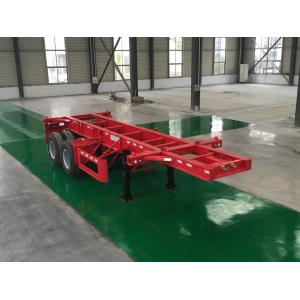China 3 Axles 40t Container Skeletal Trailer Multi Function For Chemical Tanker Container supplier