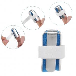 Finger brace for arthritis several types available metal finger splint blue color