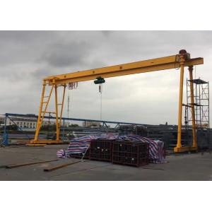 5 Ton Movable Gantry Crane With Wirerope Electric Hoist Outdoor Using