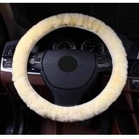 China Steeringwheel faux fur Steering Wheel Cover Genuine Leather Cover NEW for sale