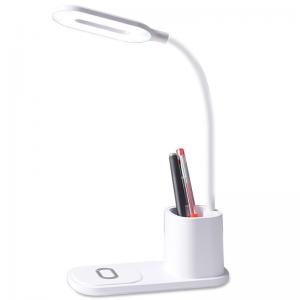 China Practical Portable 180Lm Desk Lamp Wireless Charger With Pen Holder supplier