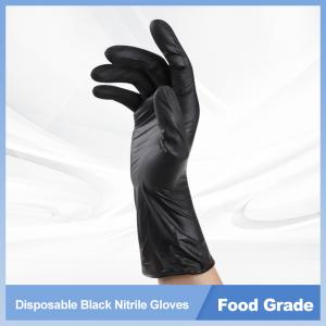 China CE FDA Black Garden Work Gloves 3mil 4mil Disposable Nitrile Gloves supplier