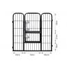 80x80cm x10pcs Black Powder Coated Wire Mesh Small Size Dog Kennel,Pet Cages