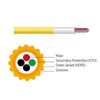 China Yellow Jacket AIR BLOWN FIBRE UNIT FU-4G657A1 for indoor FTTH application on sale