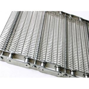 China Food Processing Wire Mesh Conveyor Chain , Sprocket Drive Stainless Steel Chain supplier