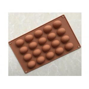 China BPA Free Silicone Chocolate Molds , 20 Cavities Chocolate Ball Mold wholesale